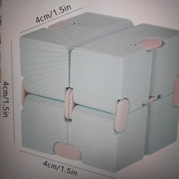 Infinity/ Magic Cube Fidget Toy for Kids / Adults - Anti-Anxiety Reliever - Picture 2 of 5